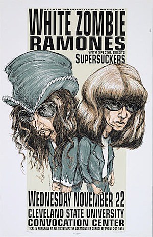 White Zombie / Ramones Poster