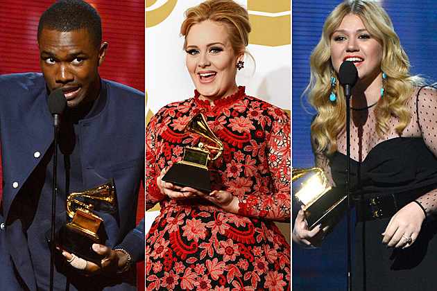 Grammy Winners Frank Ocean Adele Kelly Clarkson