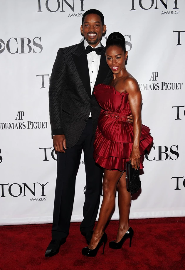 NEW YORK - JUNE 13: Actors Will Smith and Jada Pinkett Smith attend the 64th Annual Tony Awards at Radio City Music Hall on June 13, 2010 in New York City. (Photo by Bryan Bedder/Getty Images)