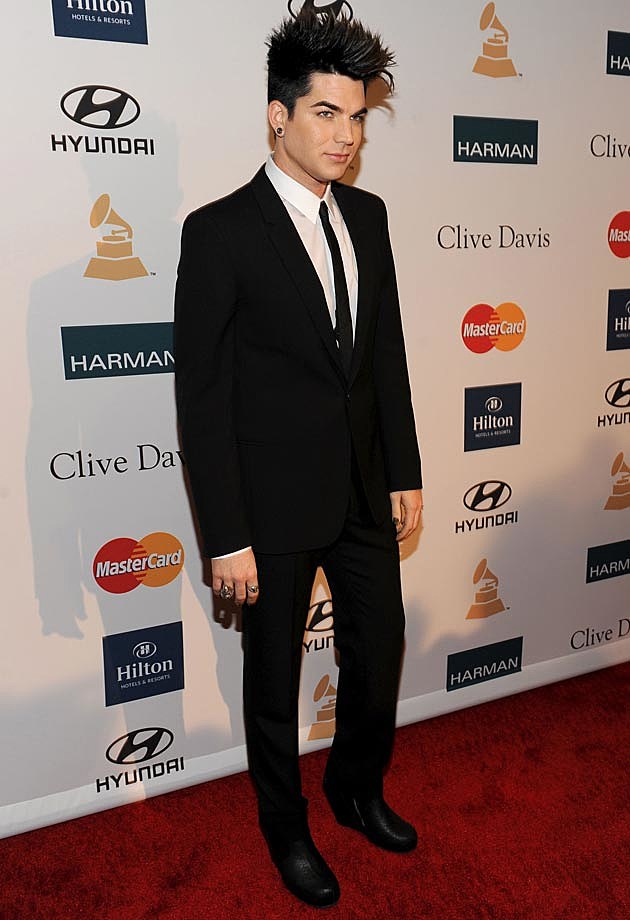 Adam Lambert Black Suit