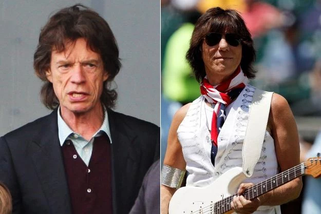 Mick Jagger Jeff Beck
