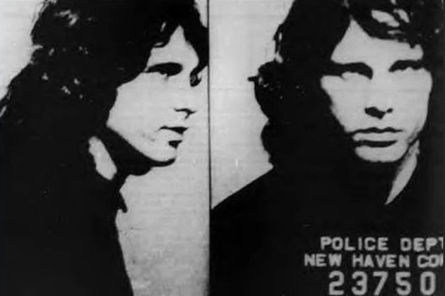 Jim Morrison mugshot New Haven 1967