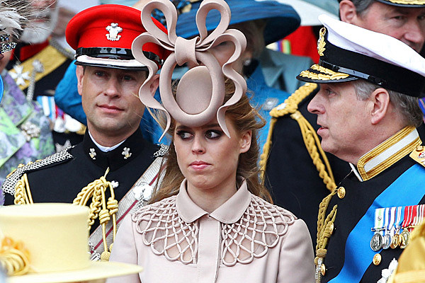 princess kate middleton hats. Princess Beatrice made