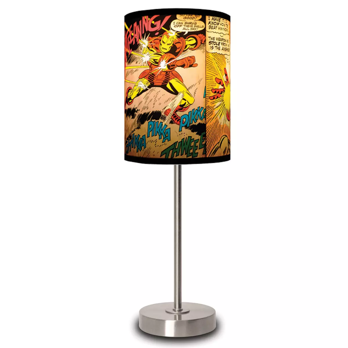 Marvel Comics Table Lamps Illuminate Panels of Your