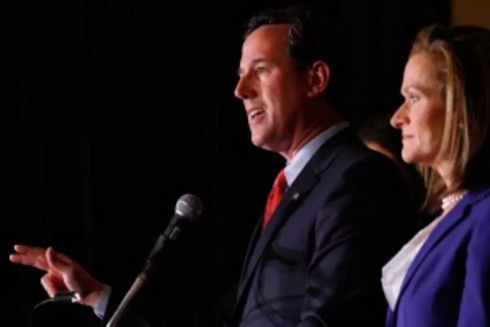Jubilant Santorum Sweeps Minnesota, Colorado