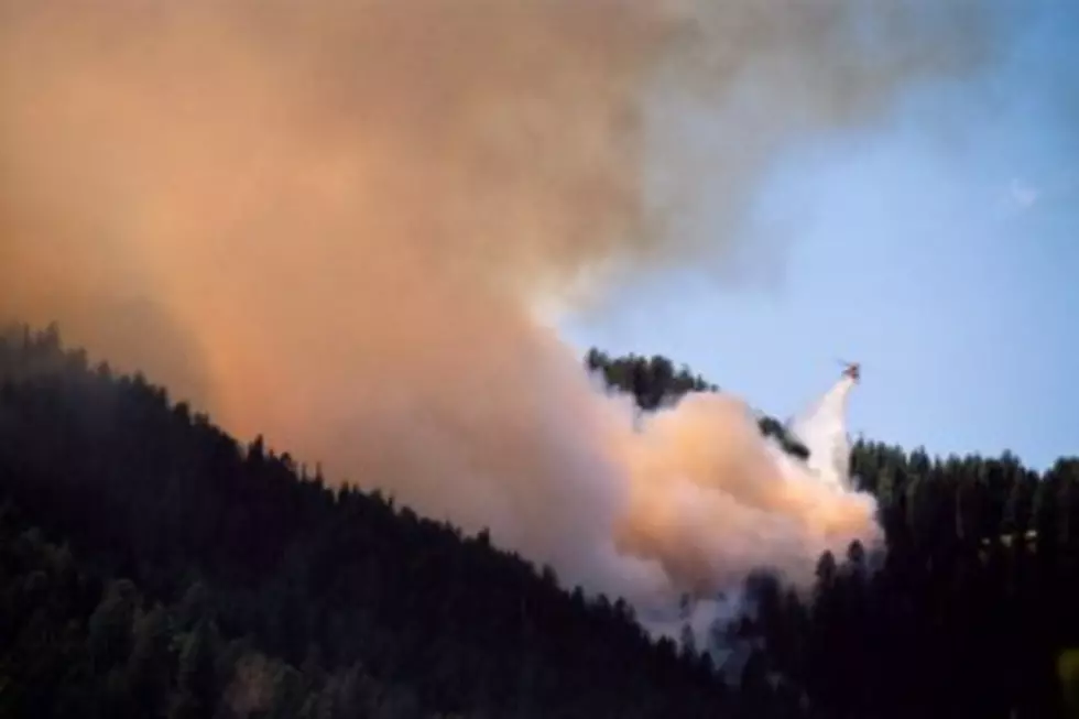 Burnout At Jackson Wildfire Sends Up Lots Of Smoke