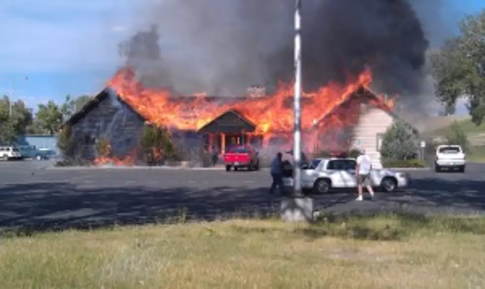 Massive Fire Consumes Lander Community Center