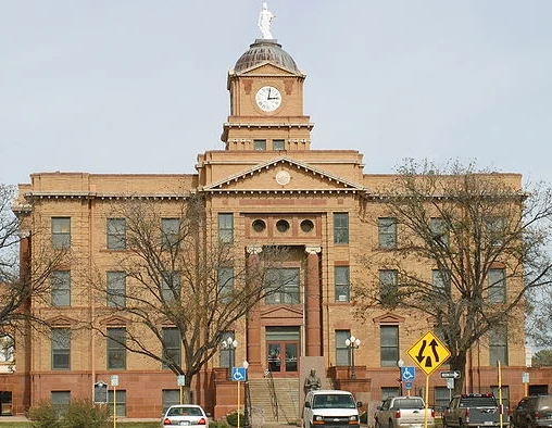 The Jones County Courthouse in Anson Texas