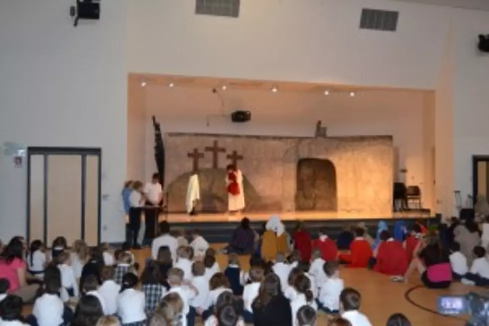 St. Mary&#8217;s Students Enact Stations of the Cross for Easter