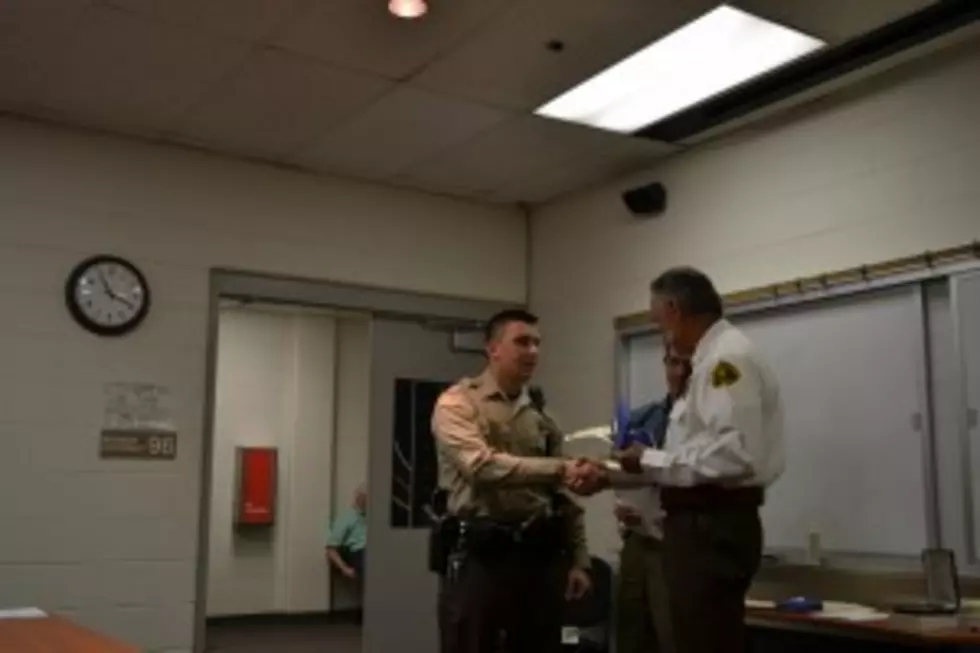 Deputy Receives Purple Heart Award