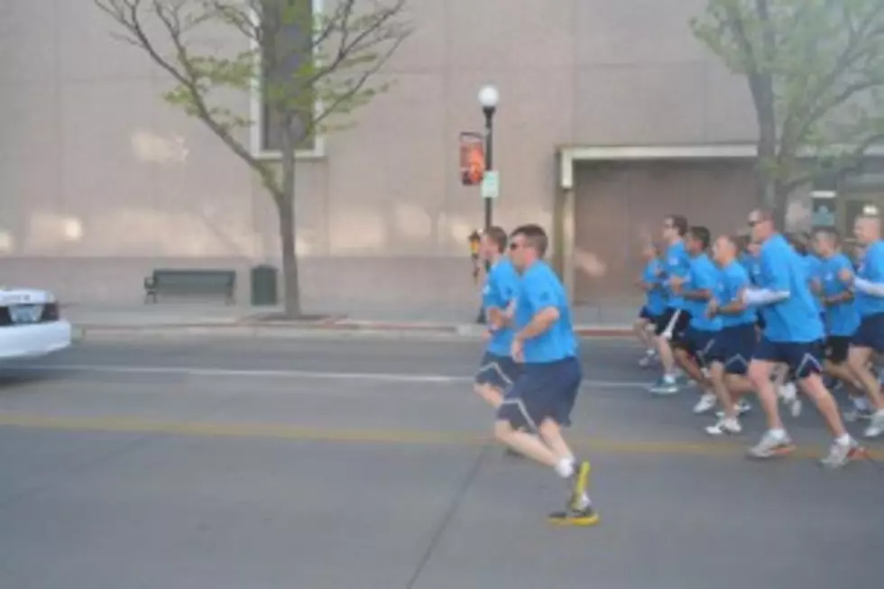 Special Olympics Torch Carried to Capitol Building