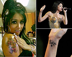  tatoos, celebrity tattoos 