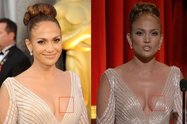 Hollywood Dirt The Jennifer Lopez Oscars Nipslip Angelina Jolie's Right
