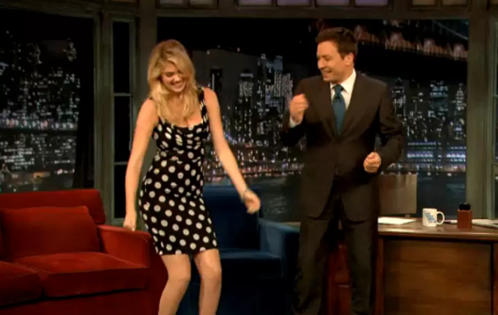 Kate Upton Teaches Jimmy Fallon to &#8216;Cat Daddy&#8217; [VIDEO]