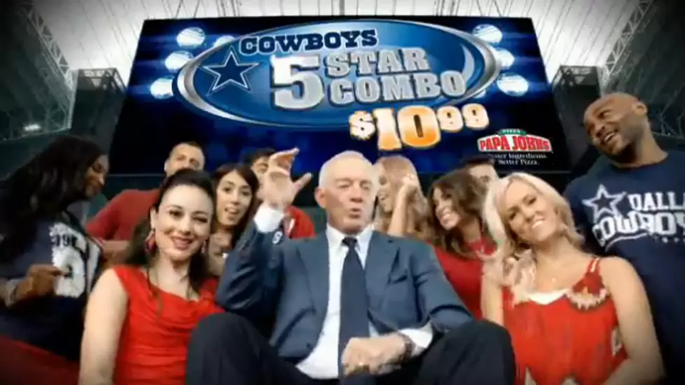 Hip Hop Jerry — Dallas Cowboys Owner Raps in Off-the-Wall Papa John&#8217;s Commercial [VIDEO]