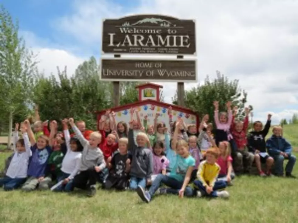 First Graders Unveil Addition to &quot;Welcome to Laramie&quot; Sign [PHOTOS]