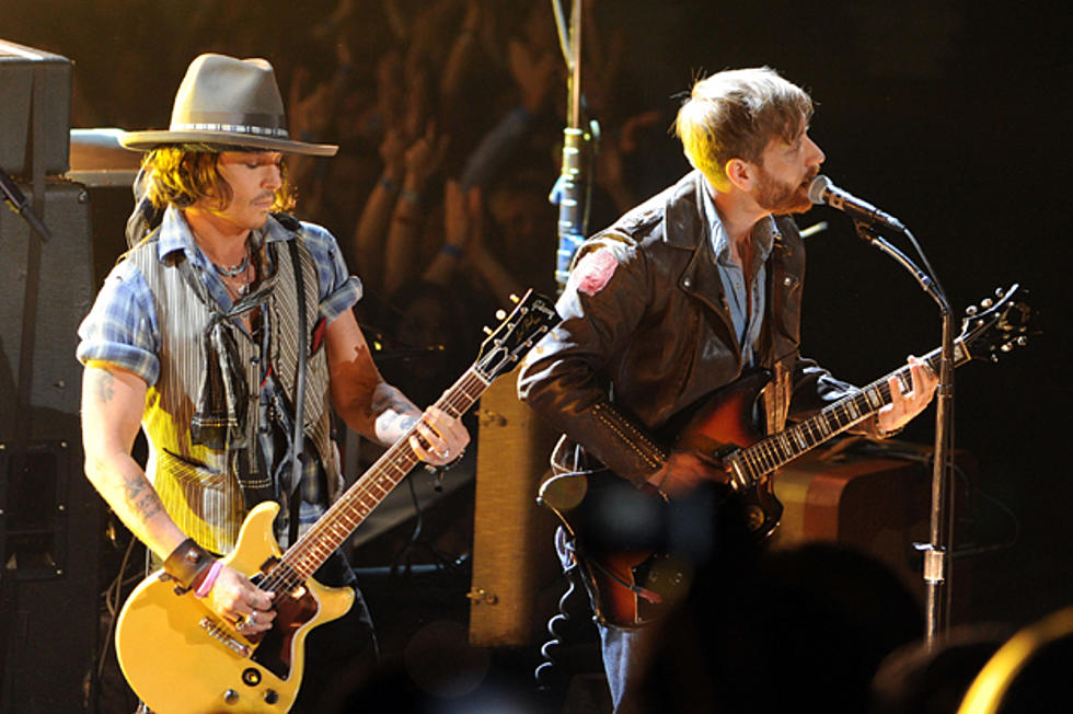 Black Keys Rock Out With Johnny Depp at 2012 MTV Movie Awards, Plot New Cover Band