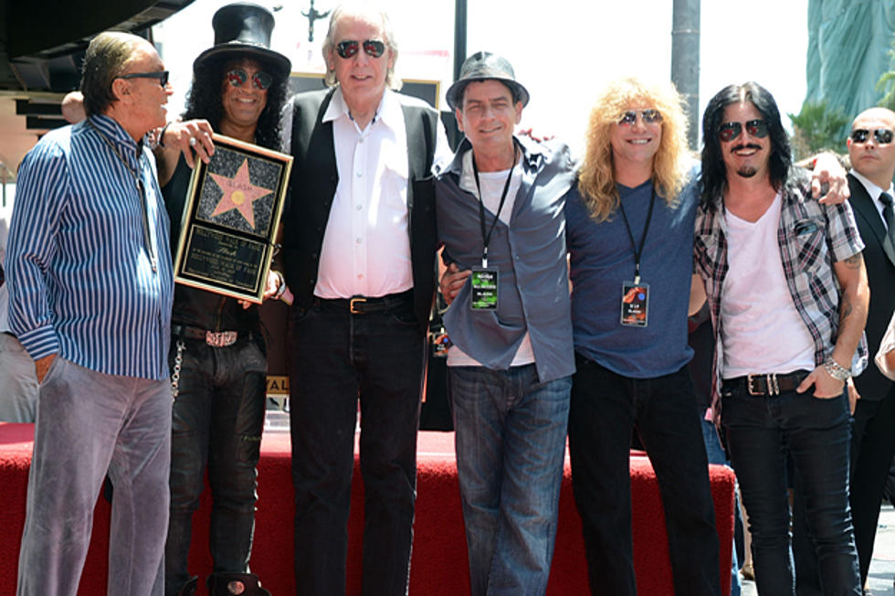 Slash Dishes On Hollywood Walk of Fame Ceremony