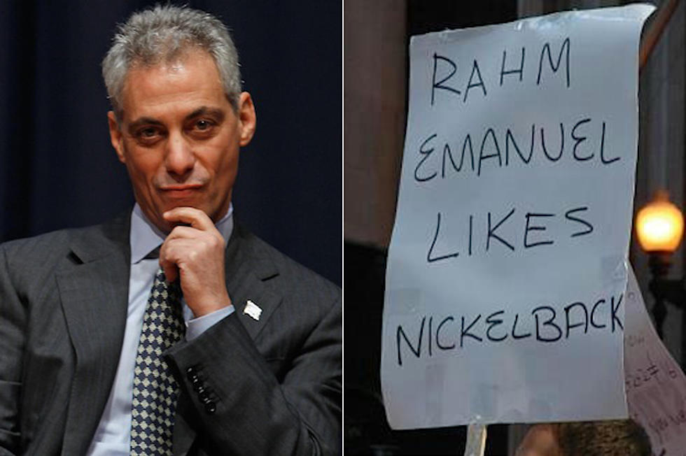 Chicago Mayor Denies Protester&#8217;s Claim That He Likes Nickelback, Now Must Answer About Creed