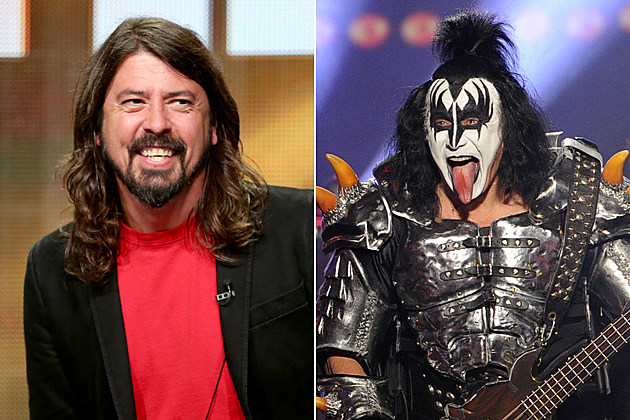 Dave Grohl Gene Simmons