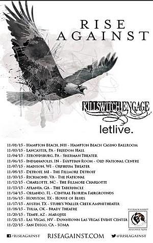 Rise Against tour dates 