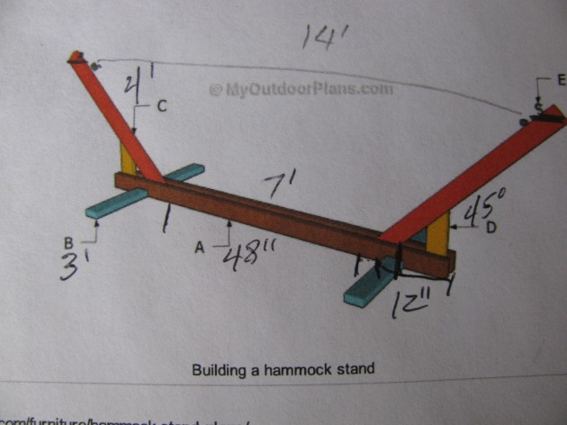 Woodworking Plans Homemade Hammock Stand Plans PDF Plans