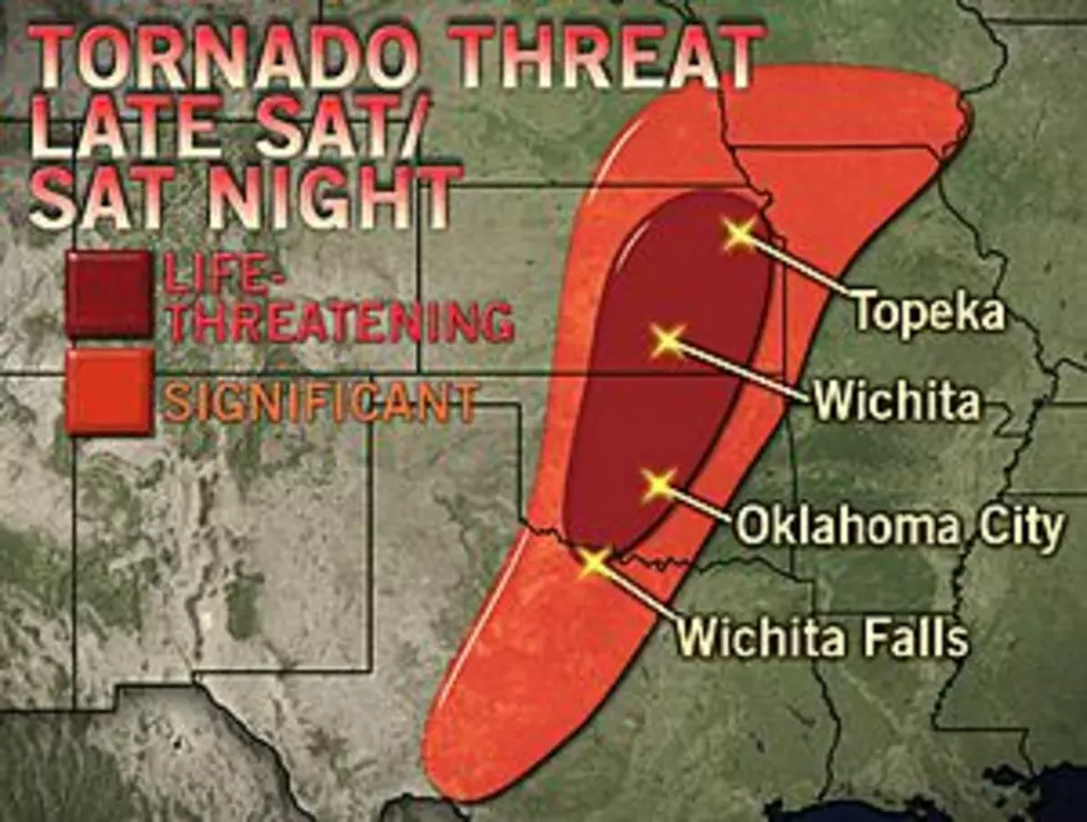 High Risk of Tornado Outbreak in Texoma This Weekend