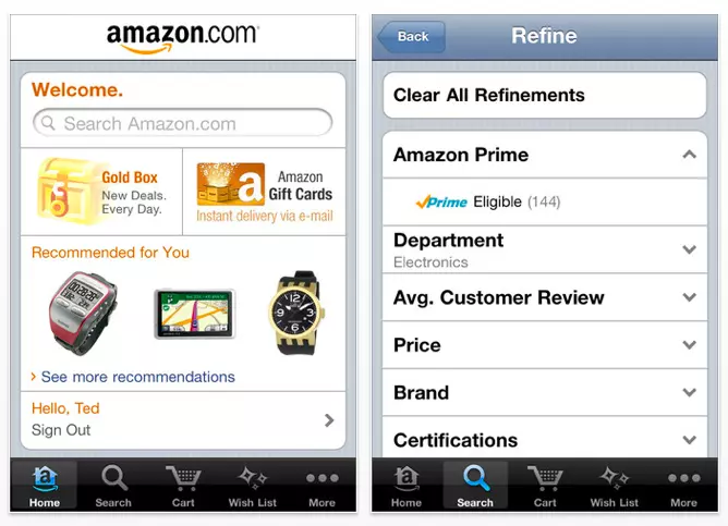 Amazon Mobile iPhone App