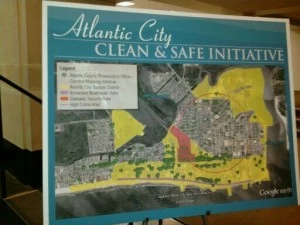 Atlantic City Clean & Safe Initiative map