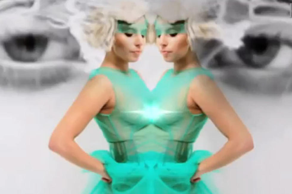 Lady Gaga Rocks Pink and Mint Dresses in ELLE &#8216;Behind the Cover&#8217; Video