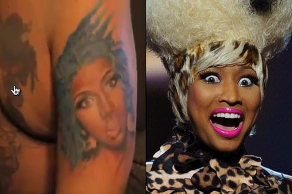Bizarre Gets a Nicki Minaj Tattoo on His Arm