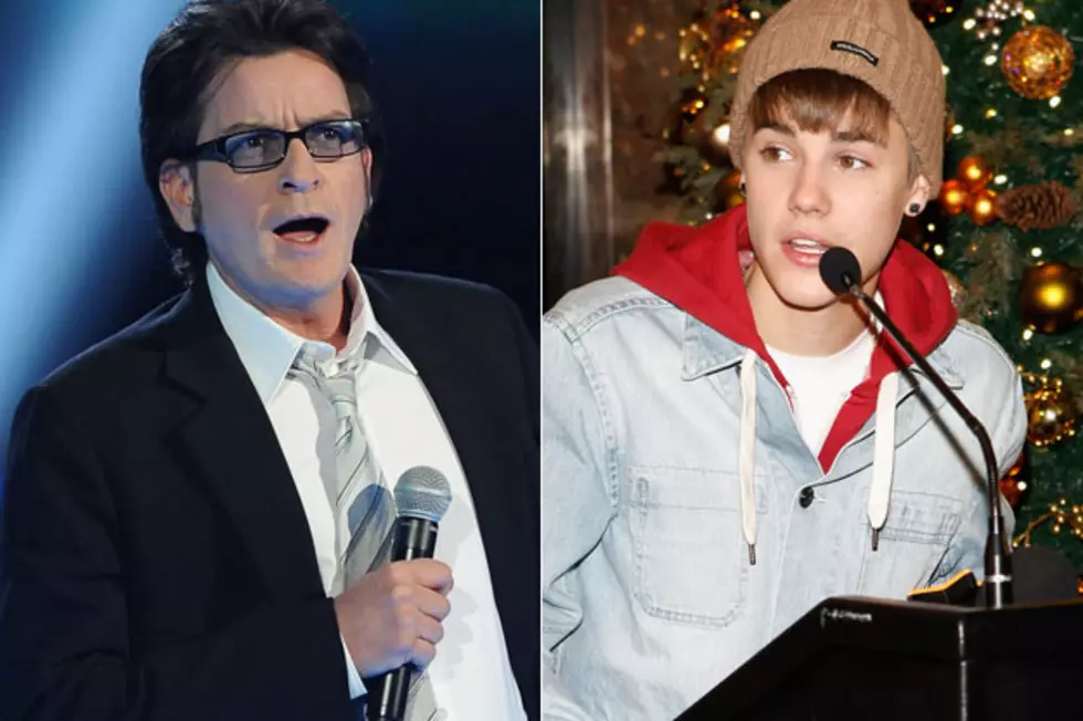 Charlie Sheen&#8217;s Cell Number Goes Public After Tweet Mishap With Justin Bieber