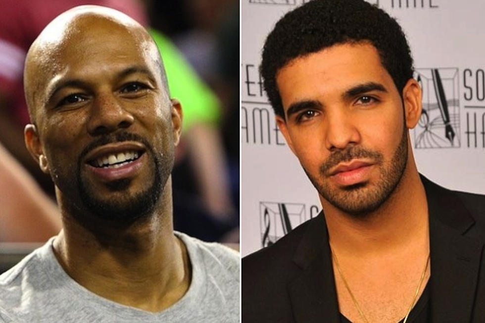 Drake + Common Talk Out Beef, Hang Together at NBA All-Star Game