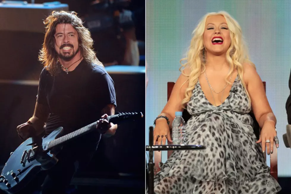 Christina Aguilera Once Shared a Beer Bong with Foo Fighters&#8217; Dave Grohl