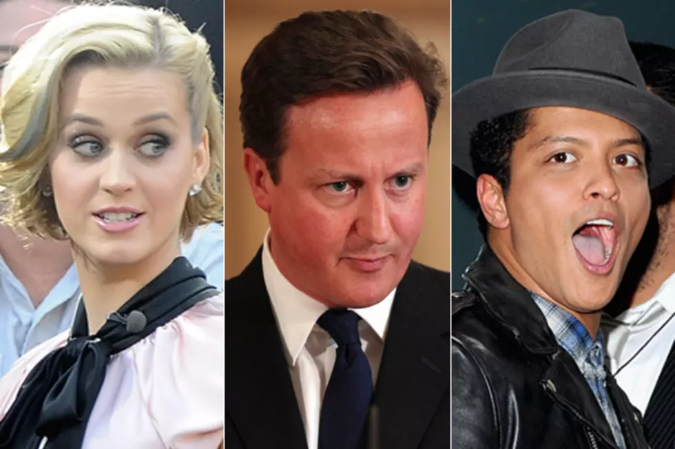 British Prime Minister Bashes Katy Perry and Bruno Mars