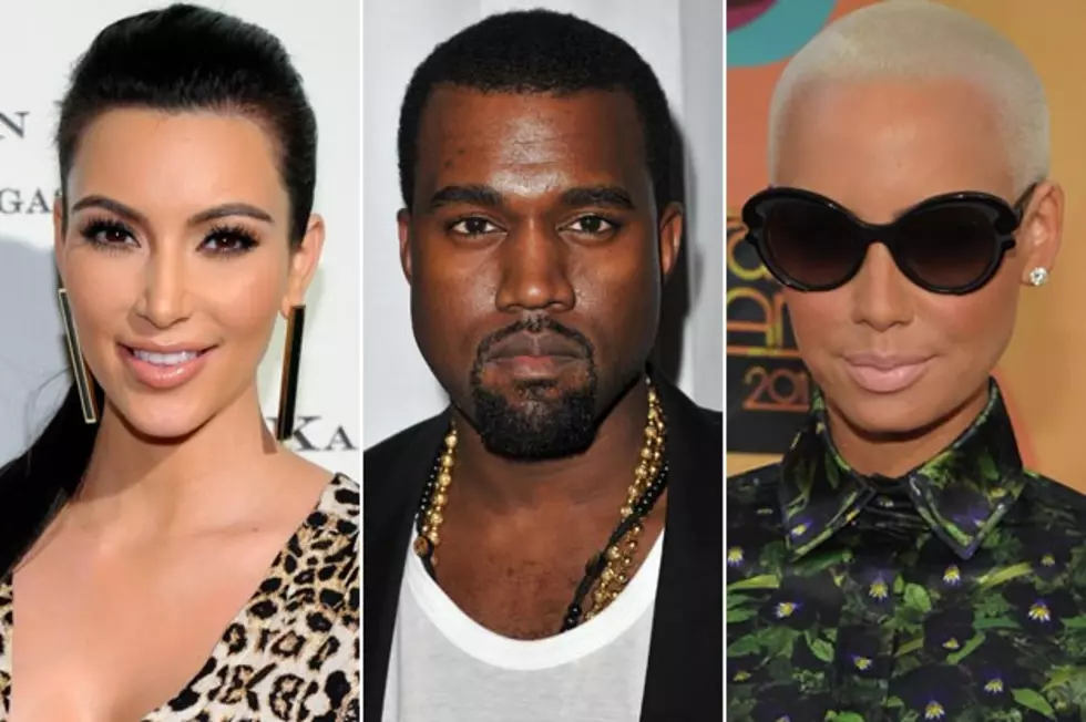 How Does Amber Rose Feel About Kanye West + Kim Kardashian?