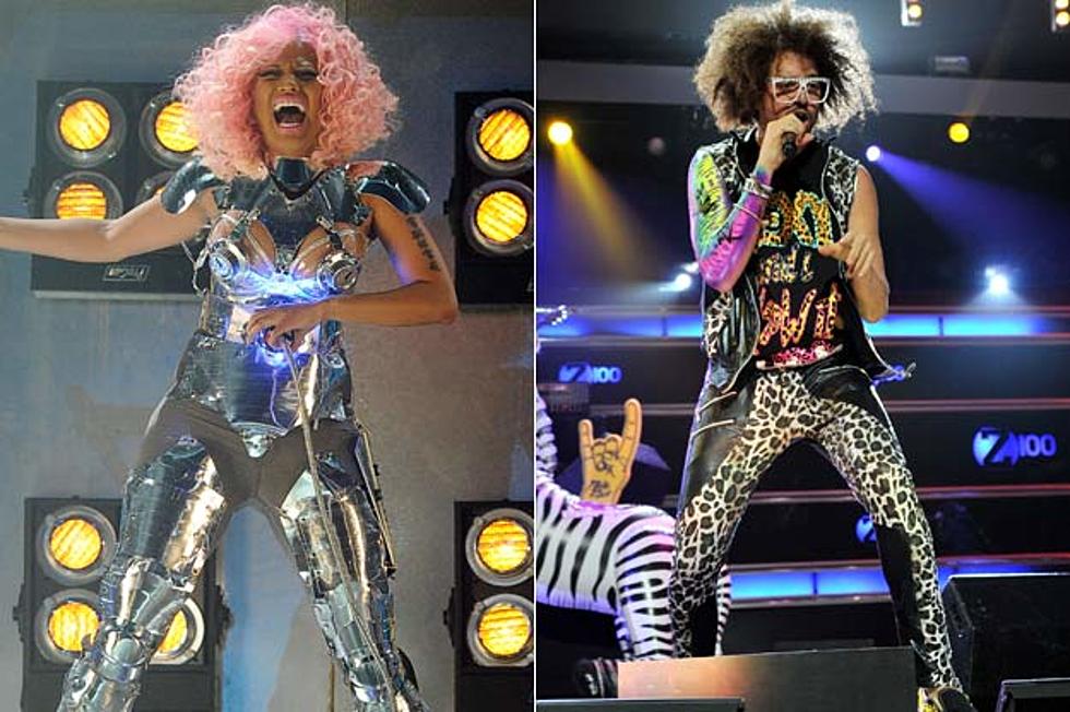 Watch Nicki Minaj + LMFAO Perform on &#8216;New Year&#8217;s Rockin&#8217; Eve&#8217; [VIDEOS]