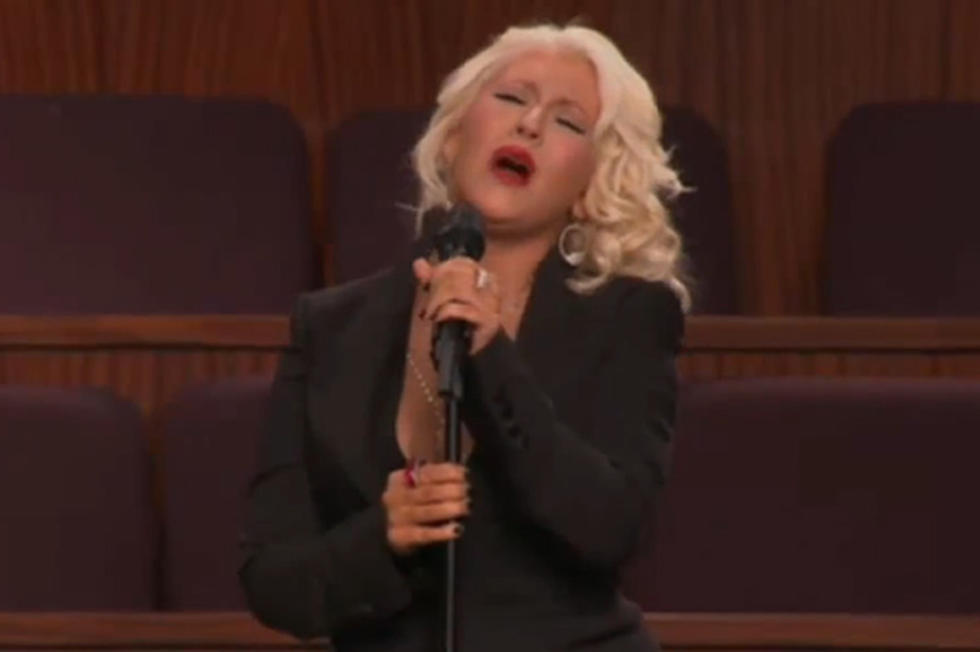Christina Aguilera Performs &#8216;At Last&#8217; at Etta James&#8217; Funeral