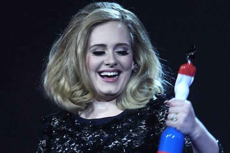Adele Salutes Brit Awards With One Finger