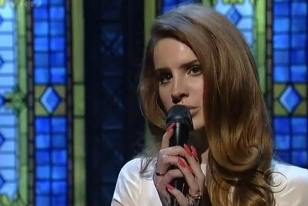 Lana Del Rey appeared on'The Late Show With David Letterman' on Thursday