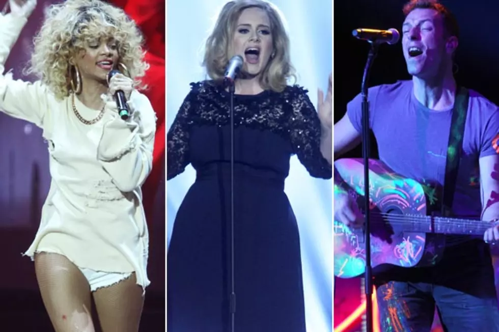 2012 BRIT Awards Performances: Rihanna, Adele, Coldplay + More [VIDEOS]