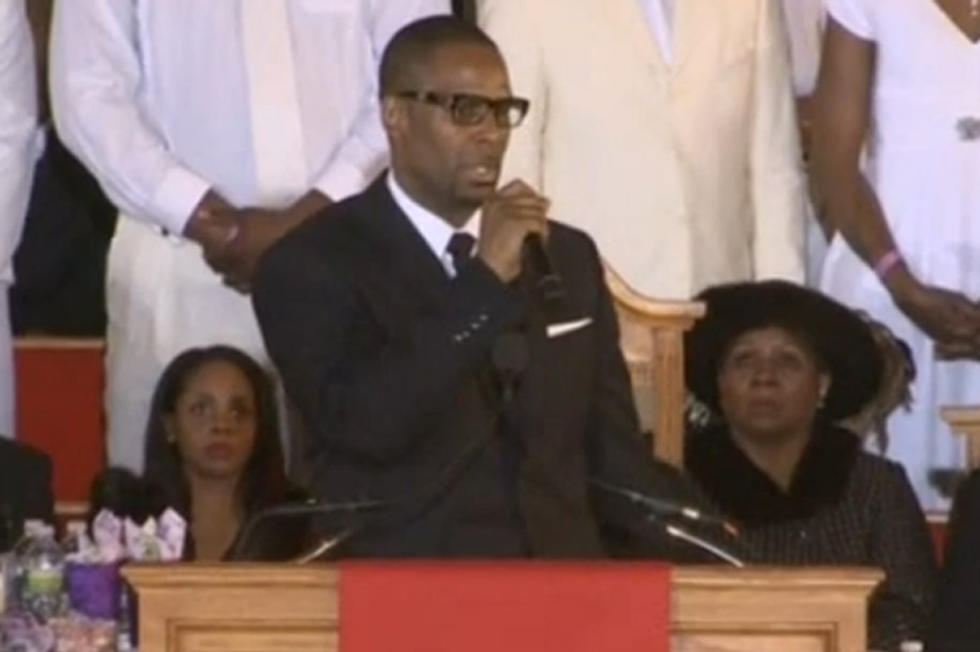 R. Kelly Fights Back Tears During Whitney Houston Funeral Performance