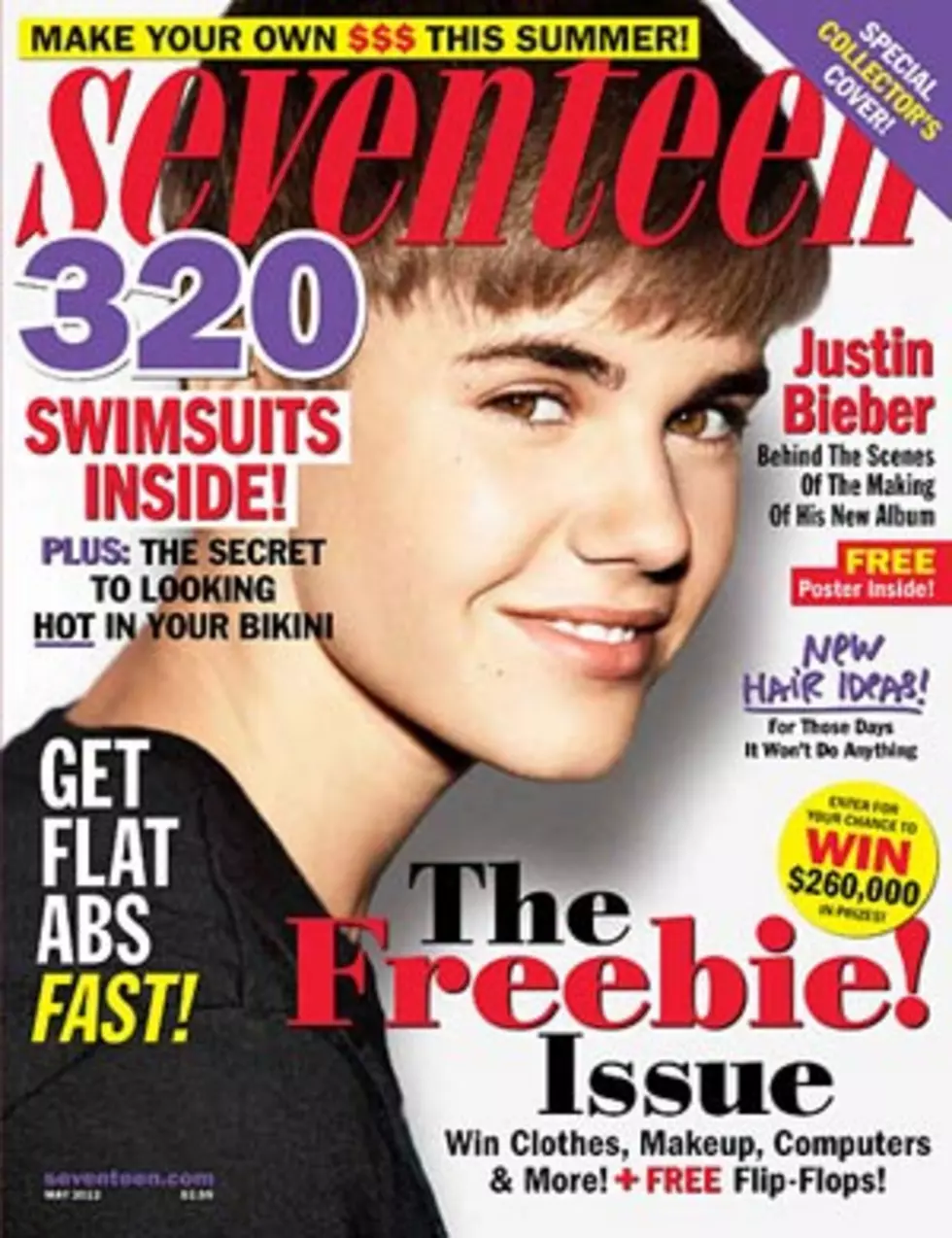 Justin Bieber Covers Seventeen, Says Selena Gomez + Every Other Girl Is a &#8216;Princess&#8217;