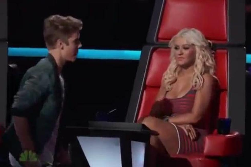 Did Christina Aguilera Snub Justin Bieber?