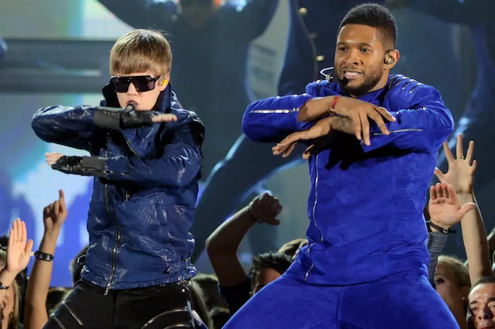 Justin Bieber Battles Against Usher on the Dance Floor at Listening Party
