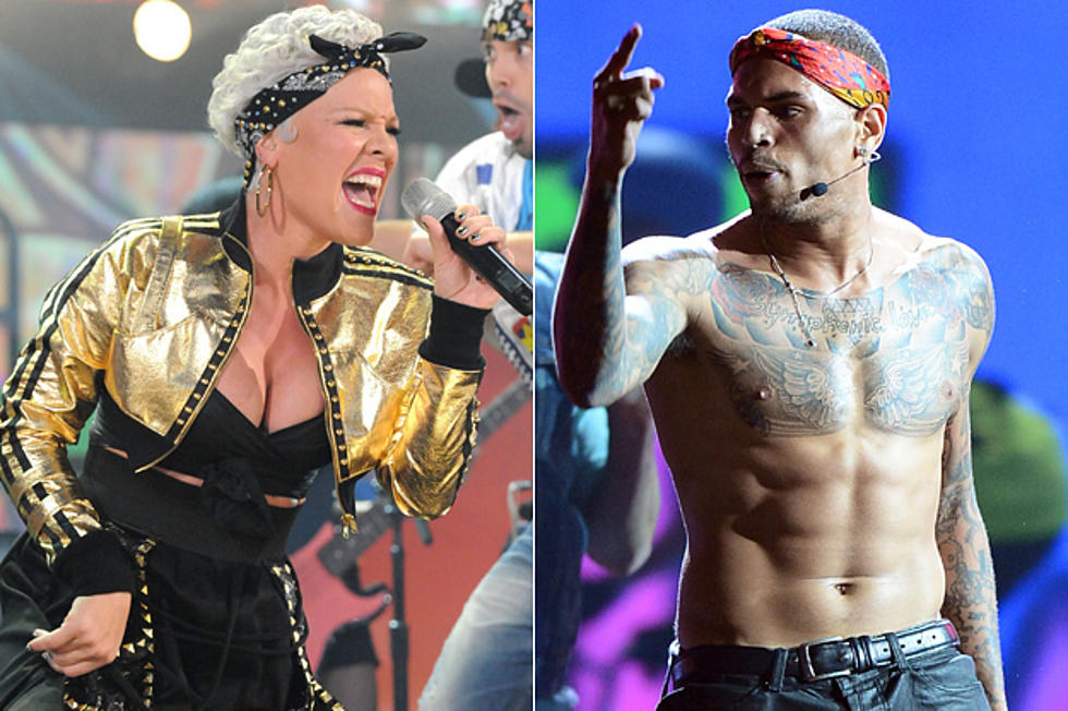 Pink + Husband Carey Hart Blast Chris Brown for Borrowing From Her Live AMA Performance