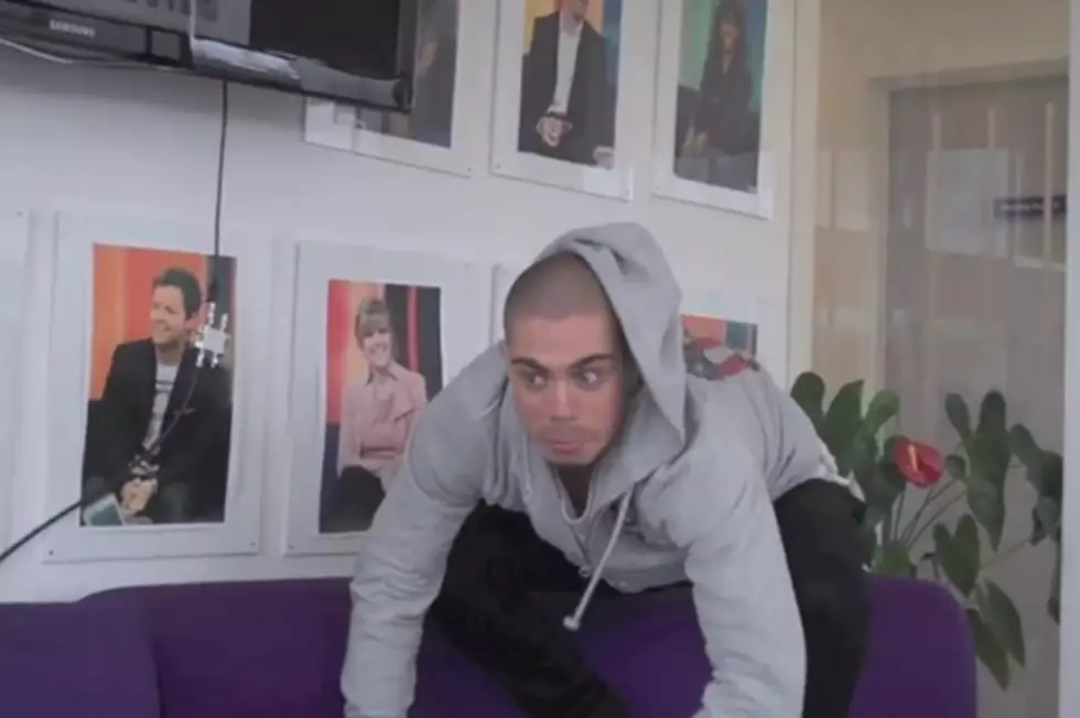 The Wanted&#8217;s Max George &#8216;Apes&#8217; for the Camera