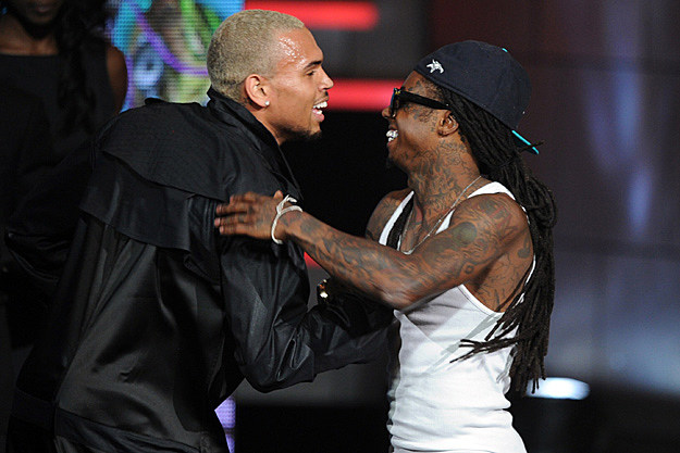 Lil Wayne and Chris Brown photos 
