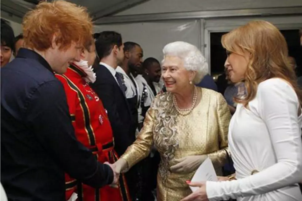 Ed Sheeran Meets the Queen, Performs &#8216;The A Team&#8217; at the Diamond Jubilee Concert