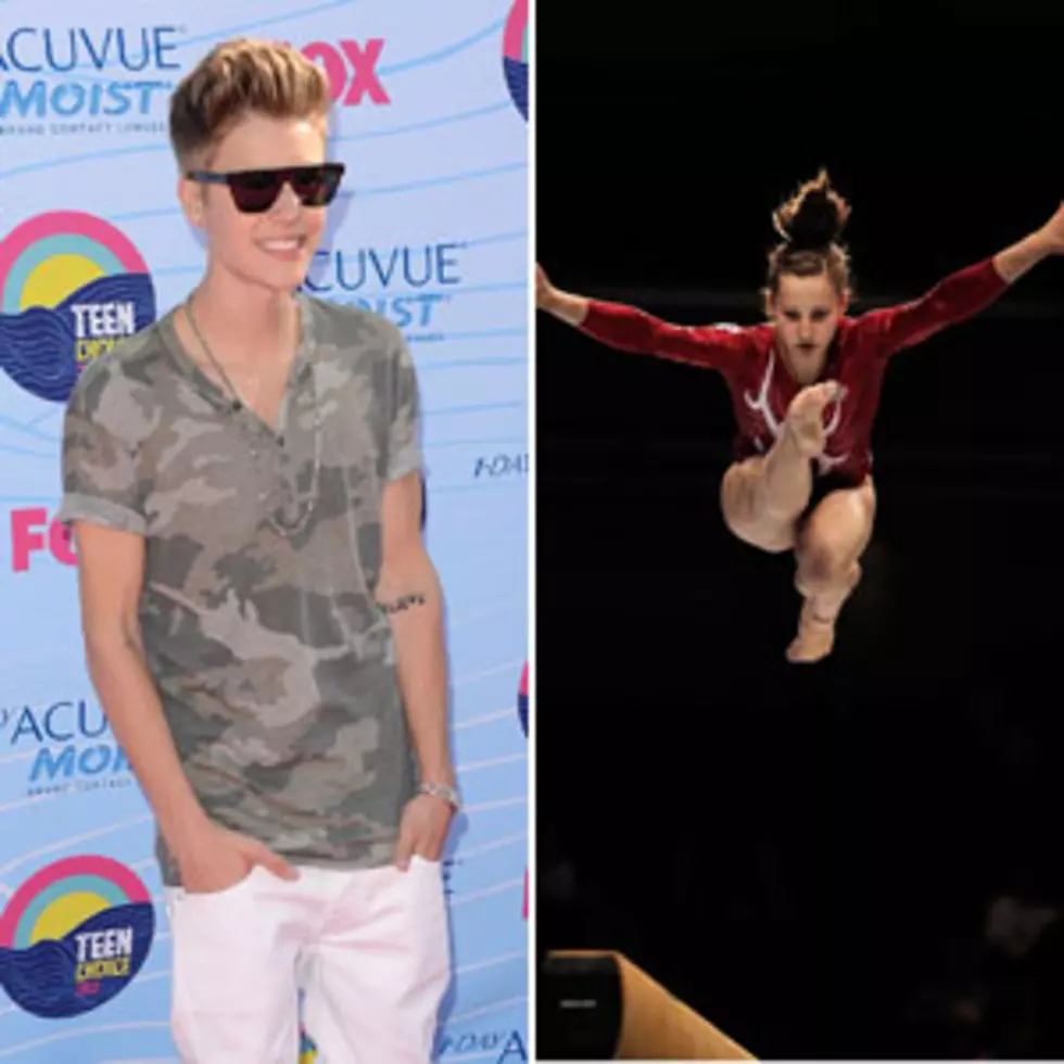 Justin Bieber Tweets Canadian Olympic Gymnast Dominique Pegg + More